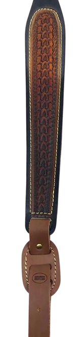 Hunter Cobra Sling with Embossed Design Leather Brown