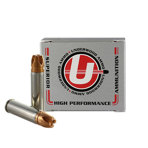 Underwood 500 S&W Magnum Ammo 420 Grain Lehigh Xtreme Penetrator Fluted Lead Free Box of 20