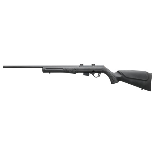 Rossi RB17 Bolt Action Rifle 17 Hornady Magnum Rimfire (HMR) 21" Matte Black Barrel Anodized Black Frame Black Field Stock