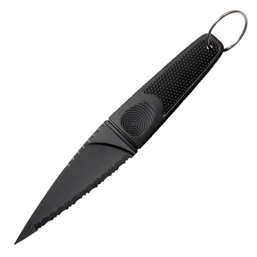 Cold Steel FGX Skean DHU Fixed Blade Knife 4" Spear Point Grivory (Fiberglass Reinforced Plastic) Black Blade Kraton Handle Black
