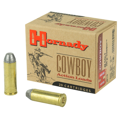 Hornady Cowboy Ammo 45 Long Colt 255gr LFN 20/Box