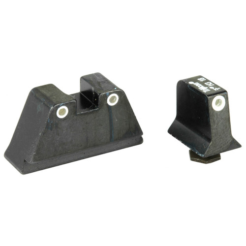 Trijicon Bright & Tough Night Sight Set for Glock 17, 17L, 19, 22, 23, 24, 25, 26, 27, 28, 31, 32, 33, 34, 35, 37, 38, 39, 45 Green/White