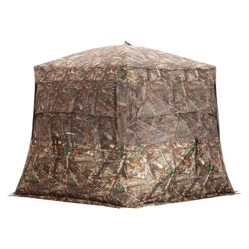 Rhino Low Hub Blind 72x72x68 Inches Mossy Oak Country