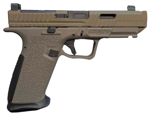 Live Free Armory LF9C92022 Falcon 9XC 9mm Pistol 4" Barrel Compensator FDE