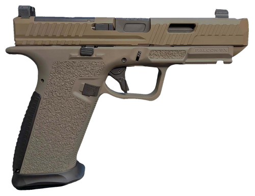 Live Free Armory LF9C92022 Falcon 9XC 9mm Pistol 4" Barrel Compensator FDE