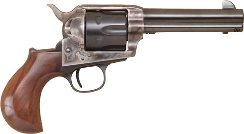 Cimarron Firearms Thunderer 45 LC Revolver 4.75" Blued Barrel 6 Round Walnut Grip