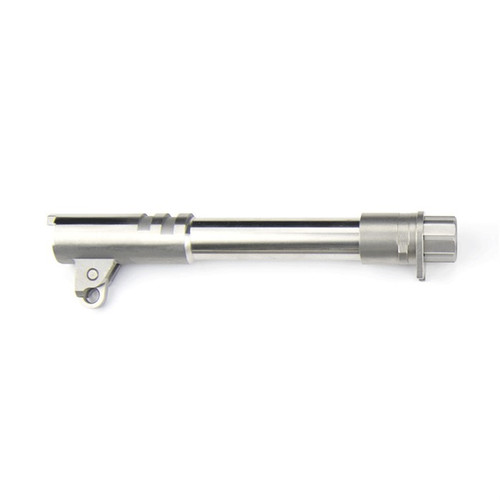 Ed Brown Semi-Drop-In Threaded Barrel with Bushing 1911 Government 9mm Luger 1 in 16" Twist 5.5" Stainless Steel with Thread Protector