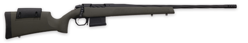 Weatherby 307 Range XP Bolt Action Rifle 300 Winchester Magnum 26" Fluted Black Threaded Barrel Black Frame OD Green Adjustable Comb Stock