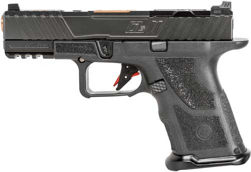 PISTOL BLACK/BRONZE 10RD MAGZEV OZ9c ELITE HYPER-COMP 9MM - Image 1