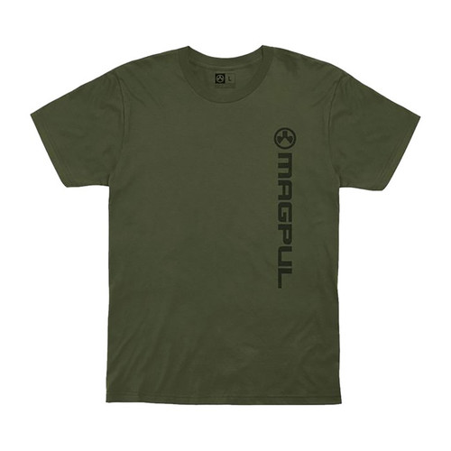 Magpul Vertical Logo T-Shirt Olive Drab Small