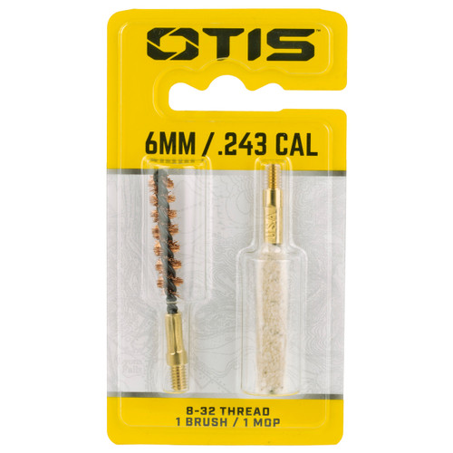 Otis .243/6mm Bore Brush and Mop Combo