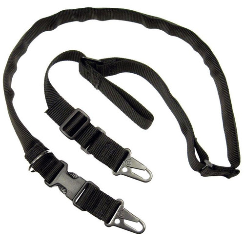 Military Products Warrior 2-in-1 Rifle Sling with HK Snap Hook Nylon Black