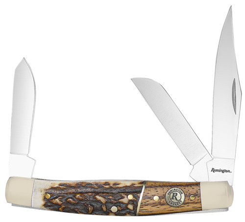 Remington Guide Stockman Folding Knife 3-Blade Brown