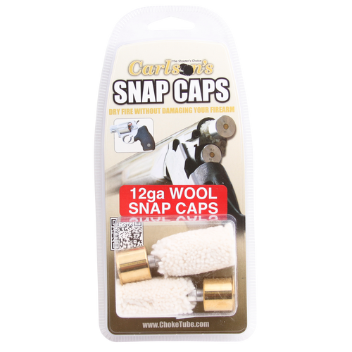 Carlson's Snap Cap 12 Gauge Brass Wool 2PK