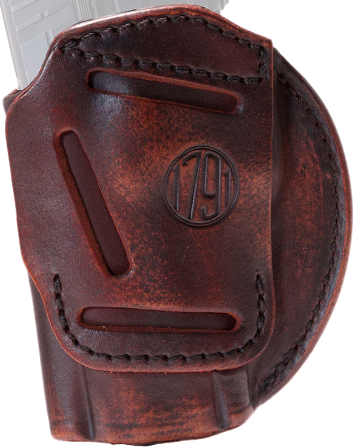 1791 Gunleather 4-Way IWB/OWB Holster Size 6 Vintage Brown Right Hand