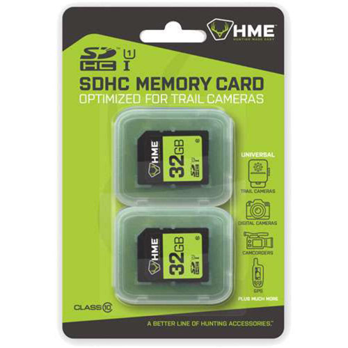 HME 32GB SDHC Memory Card 2-Pack