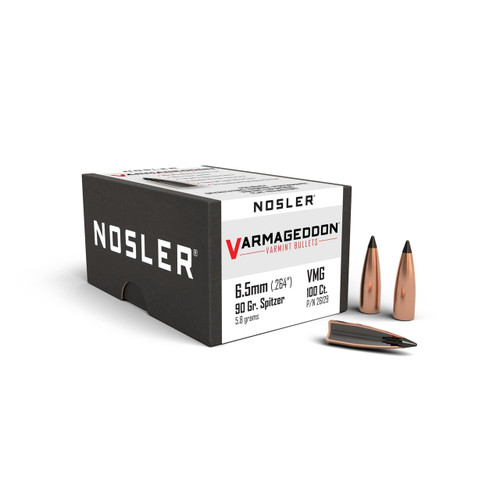 Nosler 6.5mm .264" 90gr FB-Tipped 100/Box