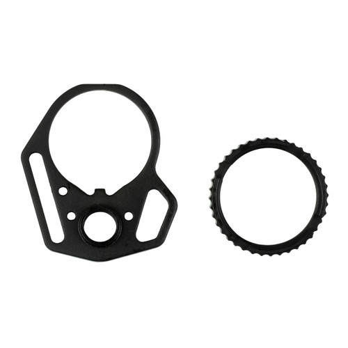 Strike Industries ARMFEP&ACN Multi-Function End Plate and Castle Nut Steel Black