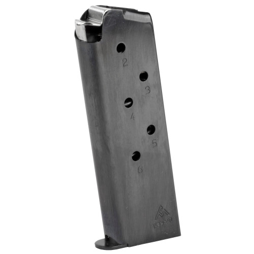 Mec-Gar Magazine Colt 1911 Officer 45 ACP 6-Round Black - Image 1