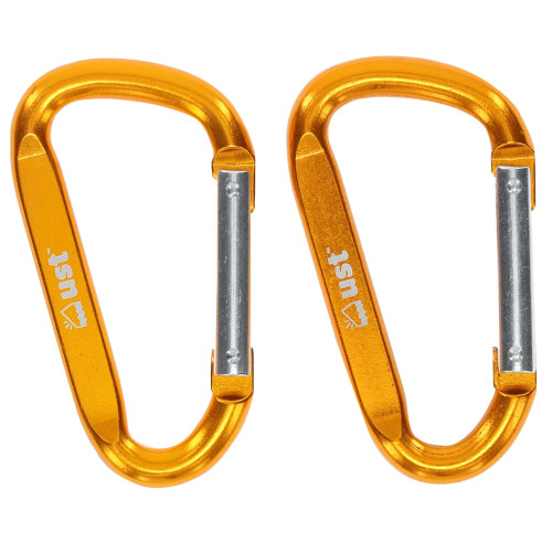 Ultimate Survival Technologies Aluminum Carabiner 8cm 2 Pack - Image 1