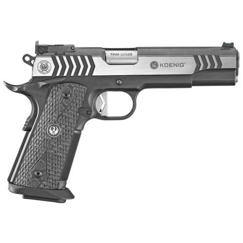 Ruger SR1911 COMP 9mm Luger Pistol 5" Barrel 10+1 Round Black