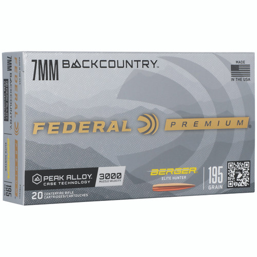 Federal Gold Medal Berg 7mm BC 195 Grain 20/200
