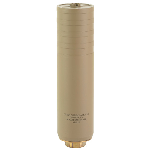 Otter Creek Labs Polonium Suppressor 5.56 FDE 5.8" 13.5 oz - Image 1