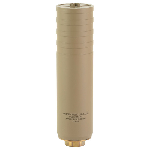 Otter Creek Labs Polonium Suppressor 5.56 FDE 5.8" 13.5 oz
