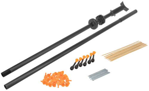 Cold Steel .625 Caliber Blowgun 5 Foot Two Piece Aluminum Black
