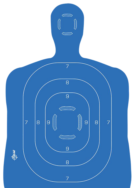 Ez-Aim 15579 Handgun Trainer Silhouette Kit 23" x 35"