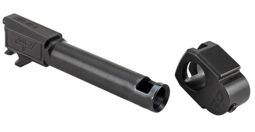 Zaffiri Precision Barrel ZP.365BTCBN Sig P365 9mm Luger Threadless Compensator Black 17-4 Stainless Steel