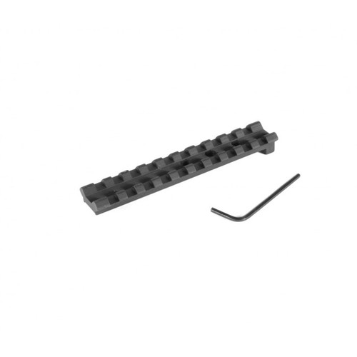 EGW 1-Piece Picatinny Scope Base S&W Adjustable Sight Revolvers Matte Black