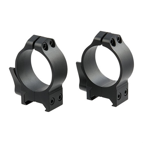 Warne Maxima QD Weaver 34mm Scope Rings Matte Black Medium