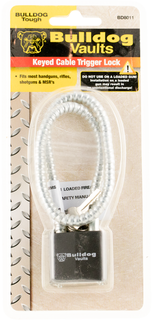 Bulldog Keyed Cable Trigger Lock