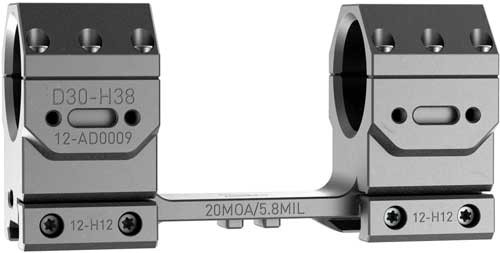 30MM 20MOA HIGH BLACKAUDERE SCOPE MOUNT ADVERSUS - Image 1