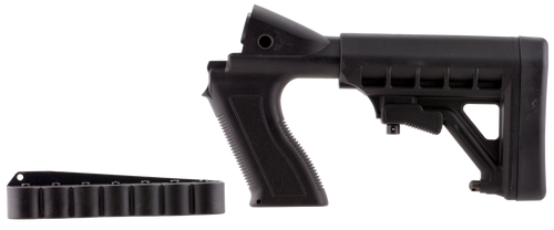 ProMag Mossberg 500 12 Gauge Adjustable Buttstock with 7-Round Shell Carrier Black Polymer