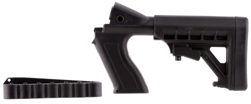 ProMag Mossberg 500 12 Gauge Adjustable Buttstock with 7-Round Shell Carrier Black Polymer