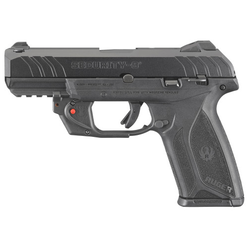 Ruger Security-9 9mm Luger Pistol 4" Barrel 15+1 Round Black Viridian Laser
