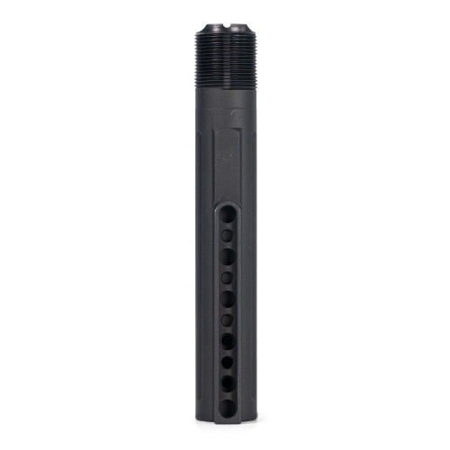 PWS Enhanced Receiver Extension Buffer Tube 6-Position Mil-Spec Diameter AR-15, LR-308 Carbine Aluminum Black - Image 1 PWS Enhanced Receiver Extension Buffer Tube 6-Position Mil-Spec Diameter AR-15, LR-308 Carbine Aluminum Black - Image 1