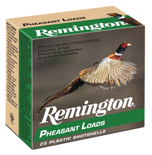 Remington Pheasant Load 12 Gauge Ammo 2-3/4" #4 Lead Shot 1 1/4 oz Box of 25
