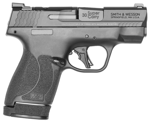 Smith & Wesson M&P9 Shield Plus 30 Super Carry Pistol 3.1" Barrel 16+1 Round Armornite Slide Black Grip Black Frame