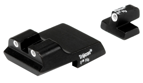 Trijicon 600437 Night Sights Smith & Wesson 1911 Green/Tritium White Outline
