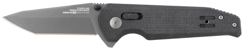 Sog Vision XR LTE Pocket Knife 3.36 Inch Tanto CTS XHP Blade Black G10 Handle
