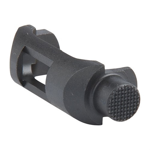 Wilson Combat Magazine Release Extended Checkered Beretta 92, 96 Steel Black