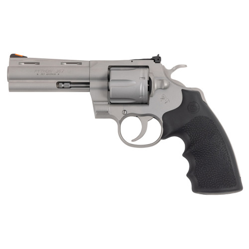 Colt Python 357 Magnum Revolver 4.25" Bead Blasted Stainless Barrel 6 Round Black Grip