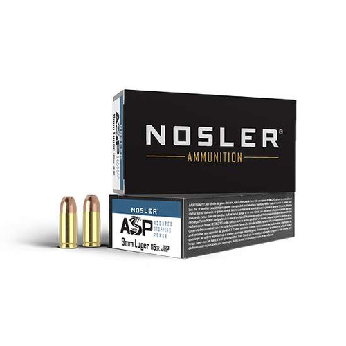 Nosler Match Grade 9mm Luger 115 gr Jacketed Hollow Point (JHP) 50rd bx Nosler Match Grade 9mm Luger 115 gr Jacketed Hollow Point (JHP) 50rd bx