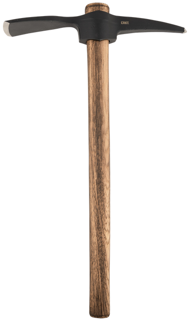 CRKT Chogan Mattock Pick Axe 2.14" 1055 Carbon Steel Blade 19" Overall Length Hickory Handle