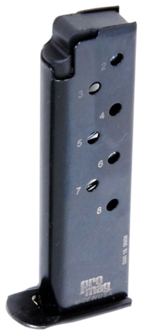 ProMag Magazine S&W 39 9mm Luger 8-Round Steel Blue