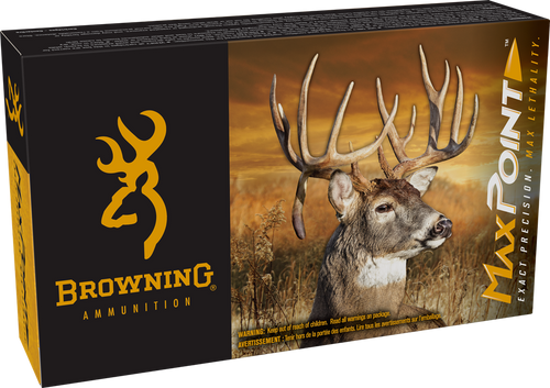 Browning Max Point 6.5 Creedmoor Ammo 140 Grain Polymer Tip Box of 20