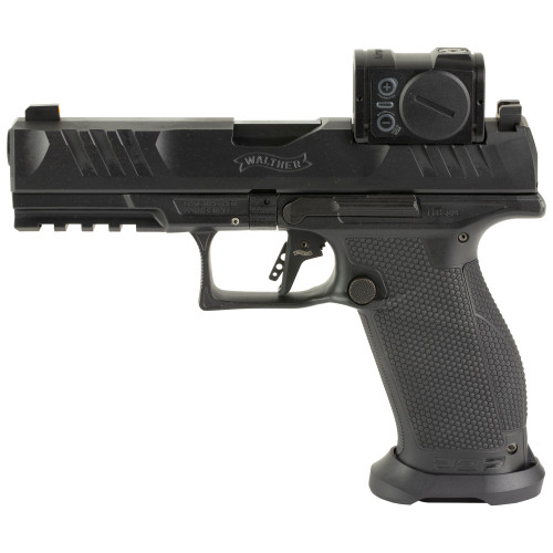 Walther PDP Pro Full Size Handgun 9mm Luger 4.5" Barrel 18+1 Round Black with Aimpoint ACRO Optic